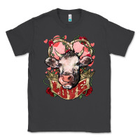 Smoke Cow Valentine's Day love Classic Tee - HowdyJamesFarm