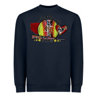Navy softball vibes Heavyweight Sweatshirt - SublimationCraftShop