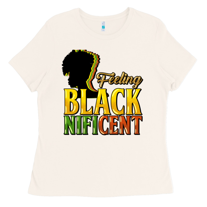 Feeling Blacknificent Ladies Tee by NancyCooperArtShop | Teevron