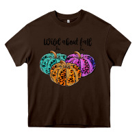 Chocolate Brown wild abaut fall Heavy Core Tee - JahusDesignShop