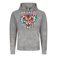 Cloud Rock Mama tiger lightning bolt Vintage Hoodie - HowdyJamesFarm