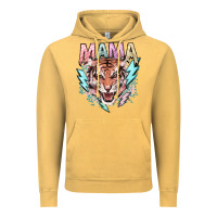Vintage Mustard Mama tiger lightning bolt Vintage Hoodie - HowdyJamesFarm