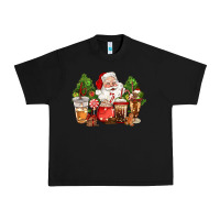 Black christmas santa coffee cups Urban Heavy Tee - CowGirlArtShop