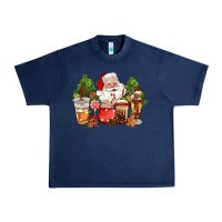 Navy christmas santa coffee cups Urban Heavy Tee - CowGirlArtShop