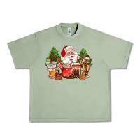 Oil Green christmas santa coffee cups Urban Heavy Tee - CowGirlArtShop