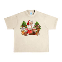 Sandshell christmas santa coffee cups Urban Heavy Tee - CowGirlArtShop