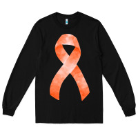 Black kidney cancer ribbon fa element Long Sleeve Tee - FaDigitalArtStudio