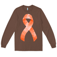 Chestnut kidney cancer ribbon fa element Long Sleeve Tee - FaDigitalArtStudio