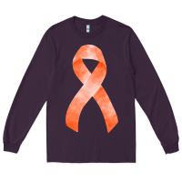 Plum kidney cancer ribbon fa element Long Sleeve Tee - FaDigitalArtStudio