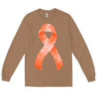 Toasted Coconut kidney cancer ribbon fa element Long Sleeve Tee - FaDigitalArtStudio