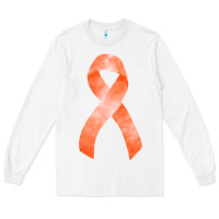 White kidney cancer ribbon fa element Long Sleeve Tee - FaDigitalArtStudio