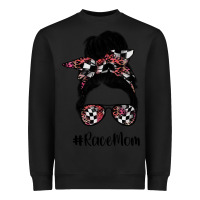 Black race mom Heavyweight Sweatshirt - SublimationCraftShop
