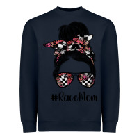 Navy race mom Heavyweight Sweatshirt - SublimationCraftShop