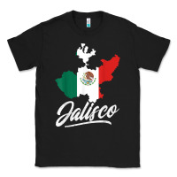 Black Mexico Jalisco Mexican Flag Gift Classic Tee - trangStudio