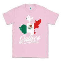Bubblegum Pink Mexico Jalisco Mexican Flag Gift Classic Tee - trangStudio
