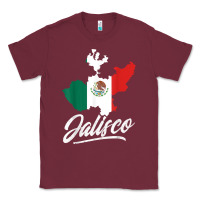 Burgundy Mexico Jalisco Mexican Flag Gift Classic Tee - trangStudio