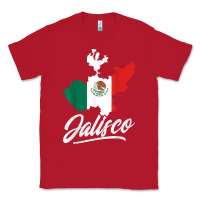 Red Mexico Jalisco Mexican Flag Gift Classic Tee - trangStudio