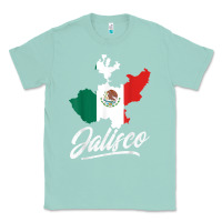 Seafoam Mexico Jalisco Mexican Flag Gift Classic Tee - trangStudio