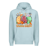 Blue Mist Happy Easter Eggs Nurse Premium Hoodie - LillyAllenDesigns