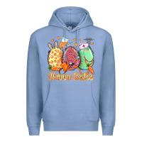 Colony Blue Happy Easter Eggs Nurse Premium Hoodie - LillyAllenDesigns