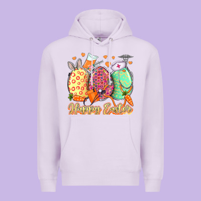 Happy Easter Eggs Nurse Premium Hoodie Designed By Lillyallendesigns