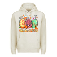 Oatmeal Heather Happy Easter Eggs Nurse Premium Hoodie - LillyAllenDesigns