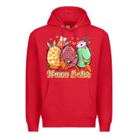 Red Happy Easter Eggs Nurse Premium Hoodie - LillyAllenDesigns