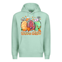 Seafoam Happy Easter Eggs Nurse Premium Hoodie - LillyAllenDesigns