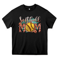 Black Softball Mom Heavy Core Tee - Bettercallsaul
