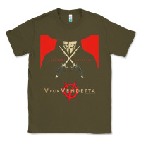 Army Green V For Vendetta Freedom Forever Classic Tee - trangStudio