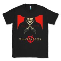 Black V For Vendetta Freedom Forever Classic Tee - trangStudio