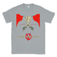 Heather Grey V For Vendetta Freedom Forever Classic Tee - trangStudio