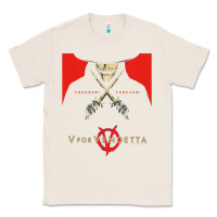 Natural V For Vendetta Freedom Forever Classic Tee - trangStudio