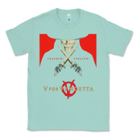 Seafoam V For Vendetta Freedom Forever Classic Tee - trangStudio