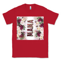 Red mother’s day mama flowers tumbler tbs Classic Tee - TumblerDesignByShophia