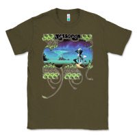 Army Green Yes Yessongs Classic Tee - trangStudio