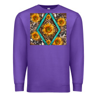 Purple sunflower tumbler Premium Sweatshirt - BarkalooDesign