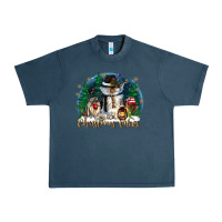 Midnight Navy christmas vibes Urban Heavy Tee - CowGirlArtShop