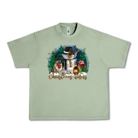 Oil Green christmas vibes Urban Heavy Tee - CowGirlArtShop