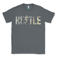 Charcoal Heather Hustle 100 Dollar Bill Christmas Gift entrepreneur Classic Tee - trangStudio