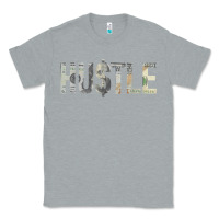 Heather Grey Hustle 100 Dollar Bill Christmas Gift entrepreneur Classic Tee - trangStudio