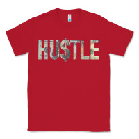 Red Hustle 100 Dollar Bill Christmas Gift entrepreneur Classic Tee - trangStudio