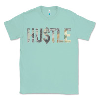 Seafoam Hustle 100 Dollar Bill Christmas Gift entrepreneur Classic Tee - trangStudio