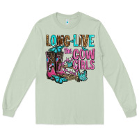 Matcha long live the cowgirls olivia Long Sleeve Tee - OliviaCreatesArt