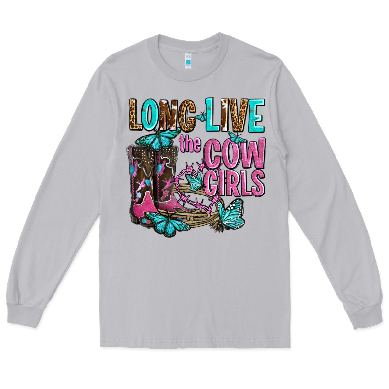 Long Live The Cowgirls Olivia Long Sleeve Tee by OliviaCreatesArt | Teevron