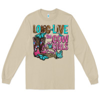 Mushroom long live the cowgirls olivia Long Sleeve Tee - OliviaCreatesArt