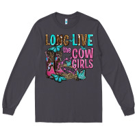 Smoke long live the cowgirls olivia Long Sleeve Tee - OliviaCreatesArt