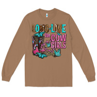 Toasted Coconut long live the cowgirls olivia Long Sleeve Tee - OliviaCreatesArt
