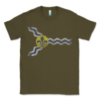 Army Green St Louis Missouri Flag Vintage Faded Home Family Classic Tee - trangStudio