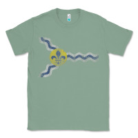 Sage St Louis Missouri Flag Vintage Faded Home Family Classic Tee - trangStudio